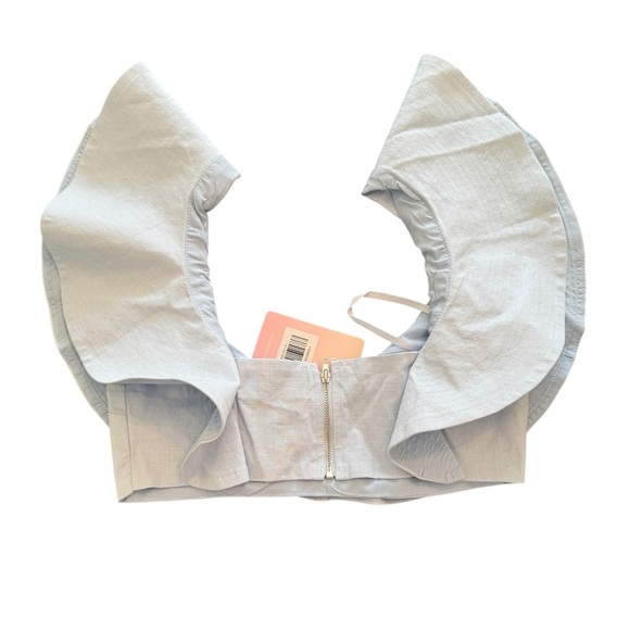 HELLO MOLLY Always Treat Yourself Crop Top Blue - Picture 5 of 5